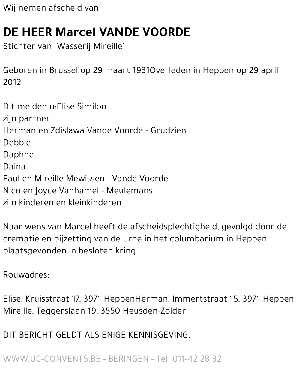 vanhamel heppen